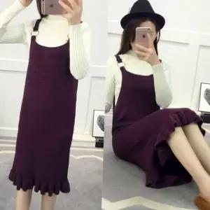 롱 스트랩 멜빵 원피스_19913994_667501