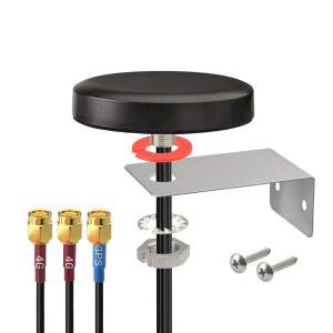 빙푸 4G LTE MIMO 셀룰러 GPS 고정 브래킷 벽걸이 안테나 크래들포인트 IBR900 IBR1700 시에라 무선 에어링크 MG90 MP70 GX450 RV50 산업 게이트웨이 모뎀 모바일 라우터용