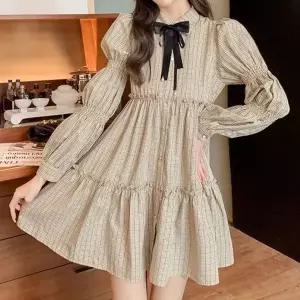 프릴 캉캉 원피스 어깨볼륨 미니기장 데이트룩_19911145_667501