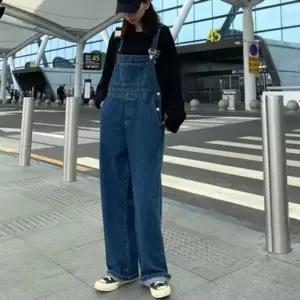 통 청멜빵바지 청 진 빅사이즈 오버롤 멜빵바지 와이_19943356_667501