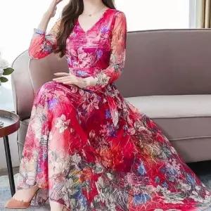 3071 메쉬 롱원피스 홀복 프릴원피스 주방 원피스 나_19951213_667501