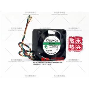 SUNON GM0501PFV1-8 N B4524 F GN DC 5V 1.1W 20x20x10mm 4 와이어 서버 냉각 선풍기