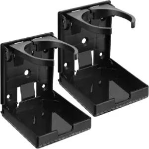 2개 조절 가능한 접이식 컵 홀더 나사가 달린 카월 마운트 워터 드링크 커피 병 트럭 RV 밴 보트 캠핑카