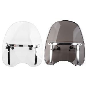 범용 바이크 오토바이 앞유리 윈드 스크린, 22-25mm 핸들 바 장착 라이딩 액세서리