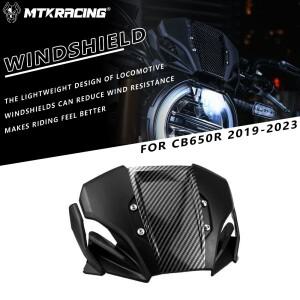 MTKRACING 혼다 CB650R 2019-2023 CB 용 바이크 오토바이 윈드 스크린 디플렉터 액세서리