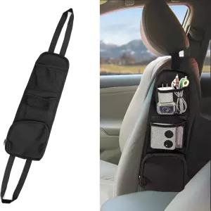 QUICTO 카시트 보관 가방 멀티 포켓 시트 사이드 정리함 자동차 다기능 메시 넷 휴대폰 지갑 안경을 보관할