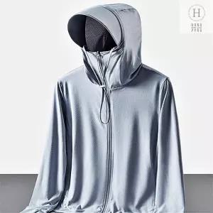 냉감바람막이 쿨링웨어 후드쿨토시 선블록 래쉬가드 올인원 자외선차단 등산 골프 바람막이