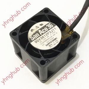 Sanyo Denki 4 와이어 서버 냉각 팬, 9GV3612P3J11, DC 12V, 0.75A, 36x36x28mm