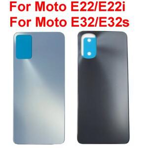 Motorola MOTO E22 E32 후면 배터리 하우징 케이스 커버 부품 용 도어