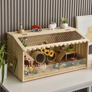 병아리육추기 미니 메추리키우기사육장 사육장 파충류 60x30x30 키우기 미니메추리