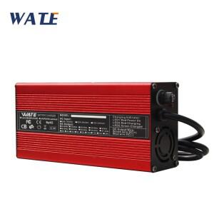 스마트 리튬 배터리 충전기, 선풍기 알루미늄 케이스 포함, 48V Lipo 이온, 54.6V 4A