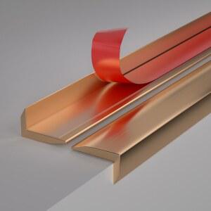 10 시트 금속 자형 가구 장식 스트립 코너 포장 스티커 가장자리 보호 직각