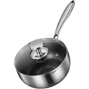 벌집 냄비 프라이팬 붙지않는 항균 두꺼운 바닥 표준 스테인리스 16cm 미포함 스틸