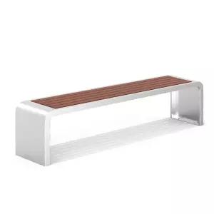 야외 원목 평벤치 의자 실버 공원 카페 벤치 운동장 120cm