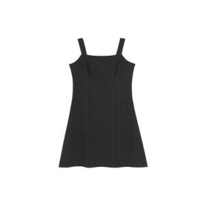 스파이더맨 원피스 블랙 가을 이너 여성원피스 와이드 나시 빅사이즈 고급 슬림 롱스커트 OPH3