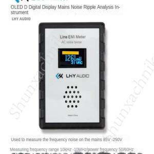 LHY OLED 디지털 디스플레이 메인 노이즈 테스터 EMI 측정기 광대역 AC 전원 공급기 전압계 리플 분석기
