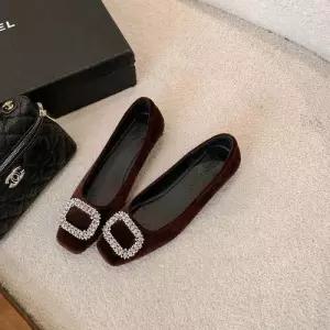 키체샵 여자 오피스룩 양가죽 메리제인 통굽 단화 큐빅 펌프스 힘들지 스트랩힐 않은 HO5