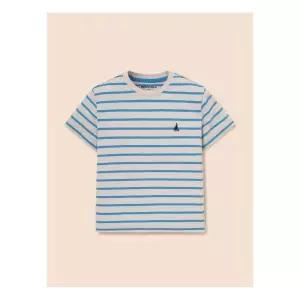 빈폴 키즈 [택가 39,000] [Essential] 스트라이프 반소매 티셔츠 - 베이지 (BI6242UE2A) 1130719