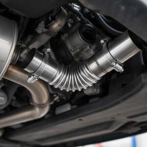 클램프가있는 25MM 배기 파이프 튜브 엘보우 커넥터 스테인레스 스틸 디젤 히터 보트 전문 자동차 액세서리