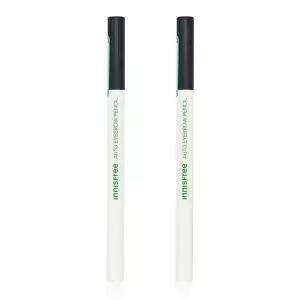 [이니스프리] 이니스프리 납작 아이브로우 펜슬 0.3g 2호 깜깜한 밤하늘 블랙 2개