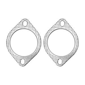 Ohleats 2 PCS 자동차 배기 개스킷, 3 인치 볼트 파이프 플랜지 액세서리(3 인치)