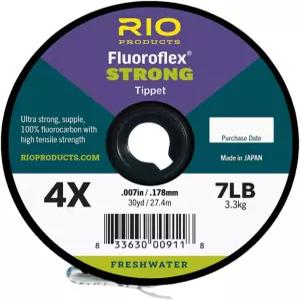 리오 프로덕츠 플라이 낚시 티펫 플루오로플렉스 강력한 리더 송어용 100 플루오로카본 30YD 스풀