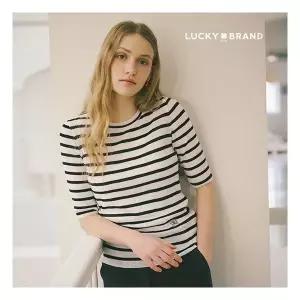 럭키브랜드 [55 한정] 프렌치린넨 혼방 스트라이프 니트 3종 1086440