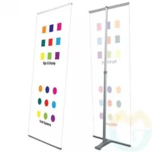 굿마켓 행사배너 거치대(단면) 행사현수막 입구간판 부동산현수막