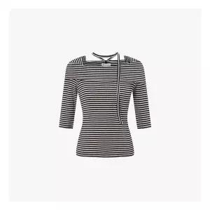 오프숄더 타이 티셔츠 ITP9WTS140 1090820