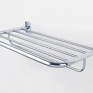 스타일 304스텐 액세서리 (타공형) 무타공 T자형 걸이 욕실 수건 선반 40cm