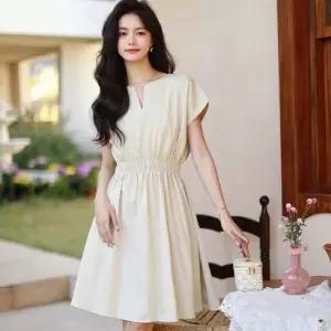 민소매 허리밴딩 원피스 LLD151 비치 나시 맥시롱 XL_19952093_667501