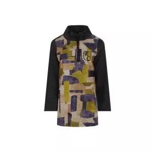 [크로커다일 레이디]기하학 프린트 롱기장 티셔츠 CLDWTS107 1138348