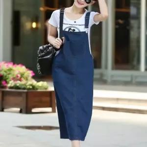 캐주얼 여성 여름 패션 멜빵 치마 원피스 나들이 코디_19959191_667501