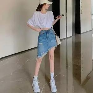 유니크 언발란스 패션 청치마 스커트 데님 치마_19953138_667501