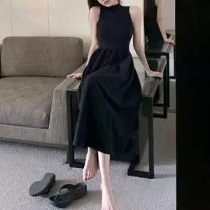 나시원피스 나시배색 롱원피스 F006728 레이어드원피_19959160_667501