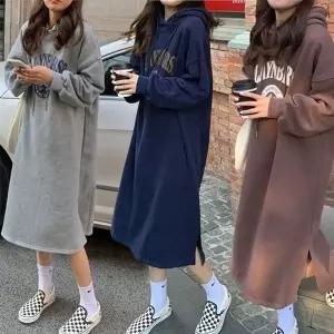 여자 후드 기모 트렌드 원피스 1P 데일리 안감 데일리_19957910_667501