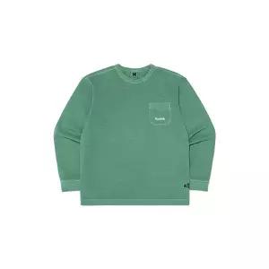 코닥 KODAK 씨너리 그래픽 피그먼트다잉 긴팔티셔츠 GREEN K5123LRL12 154804