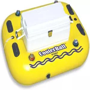 하지 팽창식 튜브 플로트 ？ 수영장 호수 및 강을 위한 손잡이가 있는 튼튼한 소재 메쉬 베이스 컵 홀더