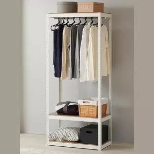 셀프 드레스룸 철제 옷걸이 행거 선반옷걸이 옷정리 옷장 선반행거 옷수납 선반형