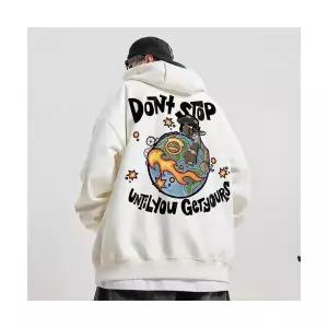 룽나루 남성 맨투맨 스트리트 그래피티 힙합 후드 레드 빅사이즈 빈티지 HO1