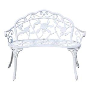 야외 장미 주물벤치 화분 기본 발코니 마당 의자 스 유백색 이쁜 더블 주택 월계화