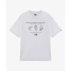 노스페이스 THE NORTH FACE NT7UR23M 화이트라벨 플라워 EX 반팔 라운드티 OATMEAL 287651