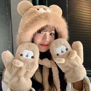 아이우먼 러블리곰돌이장갑투피스 DKR253M410 빅사이즈 (23488906A)