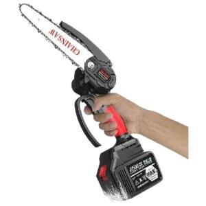 전기톱 독일기술 무선충전식 8인치 6인치 배터리 고출력 소형 체인 체인톱 전동 전정기