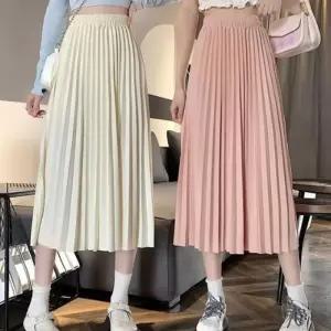 [신상오픈런]플리츠치마 아코디언 밴딩 슬림 에이라인 봄스커트 (30493598)