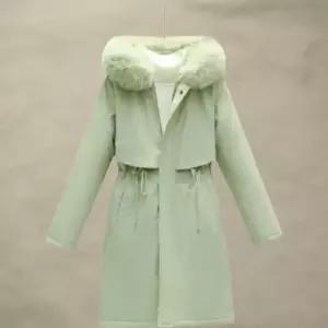 [신상오픈런]여성 겨울 탈부착 후드 퍼 패딩 점퍼 (42297597)