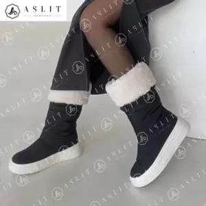 [애슬릿] 발 편한 털 안감 패딩 폴딩 겨울 롱 부츠