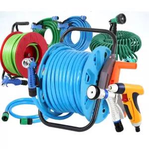 마당 정원 릴 물 분사 분사기 호스 20m 마당청소 테라스 물청소 베란다청소 세차 호수