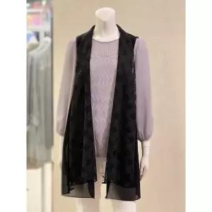 [하프클럽/] 세이브존01 시스루 숄카라 오픈 베스트 VT3202