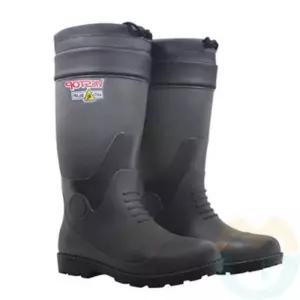 그레이 논슬립 안전장화 255MM 안전신발 안전방진화 안전화 주방조리화 클린화